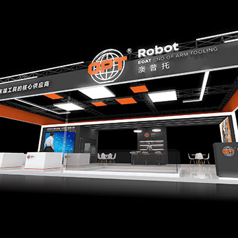 机械展-澳普托展台效果图
